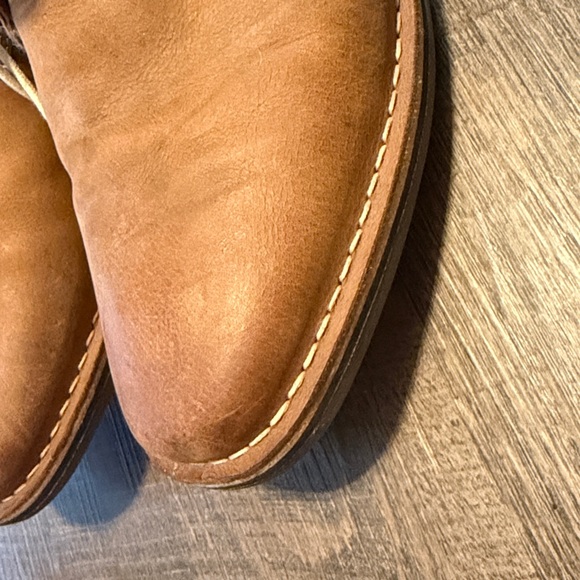 Steve Madden Men’s Tan Leather Chukka Boots Size 13 Lace Up Casual